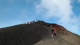 Managed Trails and Viewing Zones Make Active Volcano Tourism Possible