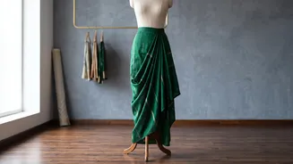 Upcycle old silk sarees into modern chic