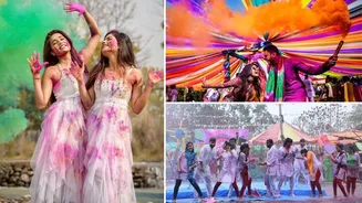 Holi party themes from Bollywood dhamaka to flowers for playful energy