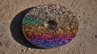 Upcycle old CDs into colorful coasters: Here's how