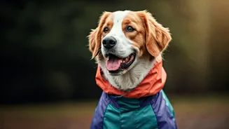 Custom dog raincoats gain popularity