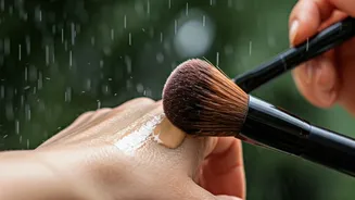 A Better Makeup Finish For Rainy Days