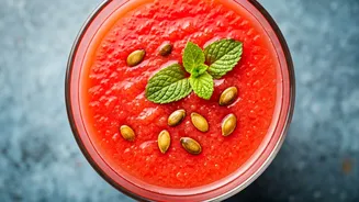 Try Chilled Watermelon Sabja Gazpacho To Beat Afternoon Heat