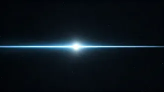 Solar Rays Shift Across Space For Eight Minutes Before Landing
