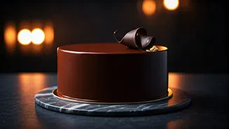This Elegant Vintage Dark Chocolate Ganache Cake Rules Birthdays
