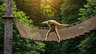 Hoolock Gibbon's Ingenious Canopy Crossing & Key Indian Current Affairs