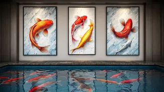 Vastu's Guide: Unlock Prosperity with 10 Koi Fish Painting Styles & Placement