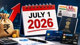 Financial changes from July 1, 2026: 6 key updates; ITR deadline, Aadhaar, passport fees, SBI & HDFC Bank credit cards - Full details