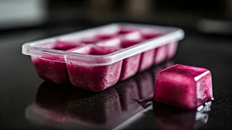 Pop Kokum Syrup In Ice Trays For Fancy Mocktails