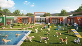 Delhi's first dog park opens soon: Vet clinic, grooming, and swimming area on 1.5 acres