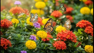 Butterflies Start Visiting When These Plants Bloom