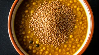 Add Crushed Flaxseeds To Daily Dal For Effortless Omega 3