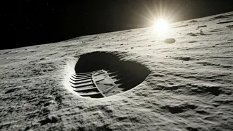 Cosmic Footprints Live On Due Total Lack Atmospheric Changes