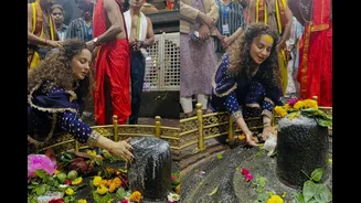 Kangana Ranaut Offers Prayers At The Grishneshwar Jyotirlinga, Chants 'Har Har Mahadev'