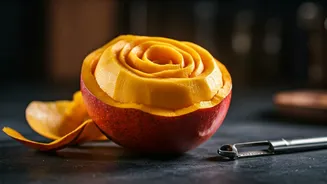 The Sturdy Peeler Mango Rose Hack Dominating Dessert Reels