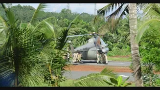Video: President Murmu's chopper gets stuck on helipad in Kerala