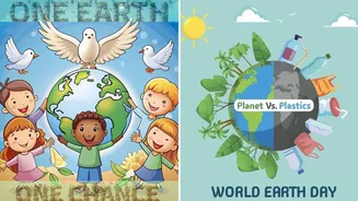 Earth Day: Powerful speech topics with impactful poster designs and images for school competitions
