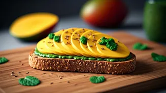 This Spiced Raw Mango Toast Recipe Is Dominating Cooking Reels