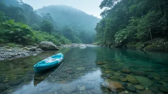 How Eco-Conscious River-Cleaning Kayakers In Meghalaya Help Safeguard Water Quality For Local Tribal Villages