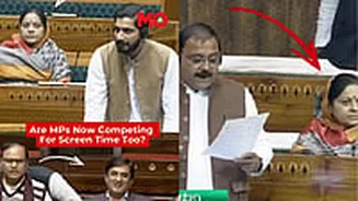 'Law Jokers', Netizens React As MPs Caught 'Stealing Screen Time' During Parliament's Winter Session; VIDEO