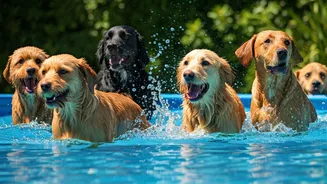 Society Pet Pool Parties Help Dogs Defeat Extreme Heatwaves
