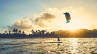 Planning a kite surfing adventure? This spot is perfect