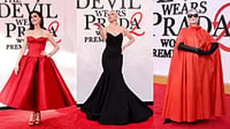 The Devil Wears Prada 2: Anne Hathaway, Meryl Streep Bring Red Romance & Lady Gaga Wows In Bold Black On Premiere Red Carpet
