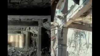 Iran Releases Footage Of Khamenei's Destroyed Residence After US-Israeli Strikes | Video
