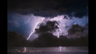 Scattered Showers and Thunderstorms Expected Today and Tonight