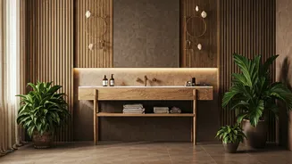 Warm Finishes Are Turning Bathrooms Into Retreats