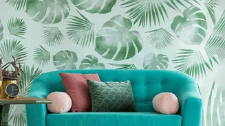 Vintage Pattern Decor Uses Wallpaper Textiles And Decorative Accents