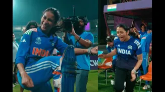 Mandhana's Crazy Sprint, Rodrigues' Guitar Celebration Goes Viral | Watch