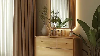 How To Style Small Rental Bedroom Corners On A Budget Using Warm Ambient Lighting