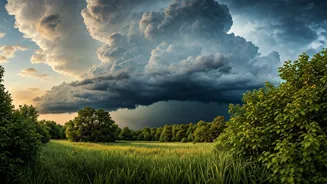 Warm Morning Energy Meets Thunderstorm Possibility Now