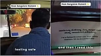 'I'm A Father & Brother Too': Bengaluru Auto Driver's Handwritten Note Makes Woman Feel Safe During Midnight Ride, Wins Hearts On Social Media | VI...