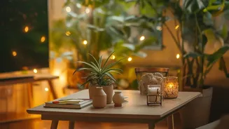How To Decorate Your Living Space Sustainably Using Handcrafted Clay Pots And Warm Lights
