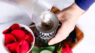 How to make floral water sprays at home