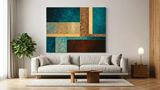 Oversized Art Gives Boring Rooms A Personality Shock