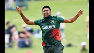 Mustafizur Rahman reacts after being released by Kolkata Knight Riders
