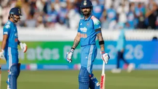'Chase Master Is Back': Fans React as Virat Kohli Scores 74 in Lord's ODI