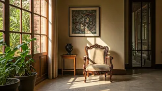 Mamaearth Founders' Delhi Haven: A Generational Home With Artistic Touches & Aravalli Views