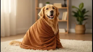 Why Incorporating Absorbent Drying Robes In Pet Routines Prevents Monsoonal Canine Skin Distress