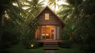 Co Create Custom Romantic Off Grid Wooden Cabins In Bali