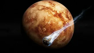 Why Simulations Suggest Venus's Slow Rotation Could Have Pulled A Former Moon Back Into The Planet
