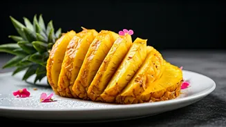 Fresh Pineapple Has Entered The Dessert Chat