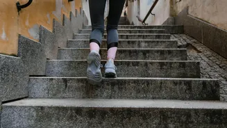 Get fit at home with a simple stair workout