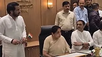 Sunetra Pawar Assumes Charge As Maharashtra Deputy Chief Minister At Mantralaya In Mumbai