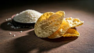 Don't Waste Leftover Rice, Make Ultra Crispy Sun Dried Papads