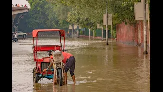 Monsoon Fury Triggers Flood Alerts Across India