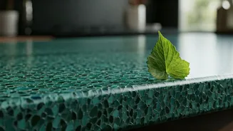 Kitchen Counters Just Got A Green Personality